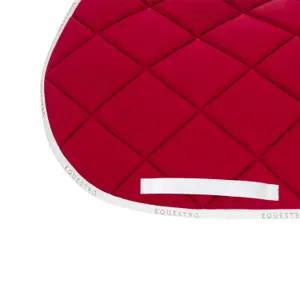 Technical fabric jumping saddle pad with logo for horse Equestro image-3