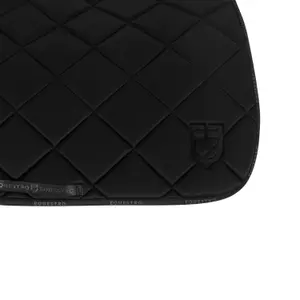 Dressage saddle pad for horse in technical fabric with logo Equestro image-4