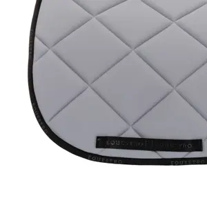 Dressage saddle pad for horse in technical fabric with logo Equestro image-3