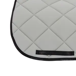 Dressage saddle pad for horse in technical fabric with logo Equestro image-3