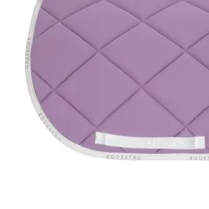 Dressage saddle pad for horse in technical fabric with logo Equestro image-3
