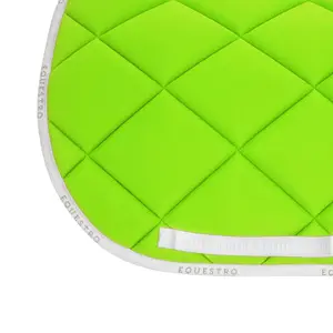 Dressage saddle pad for horse in technical fabric with logo Equestro image-3