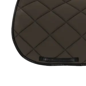 Dressage saddle pad for horse in technical fabric with logo Equestro image-3