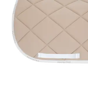 Dressage saddle pad for horse in technical fabric with logo Equestro image-3