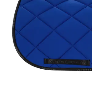 Dressage saddle pad for horse in technical fabric with logo Equestro image-3