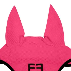 Bonnet anti-mouches en tissu maille oignon pour cheval Equestro image-1