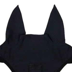Bonnet anti-mouches en tissu maille oignon pour cheval Equestro image-1