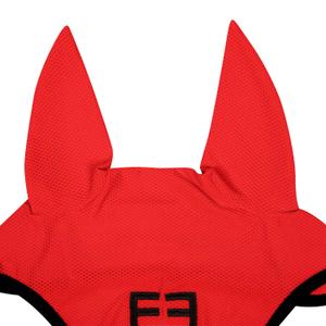 Bonnet anti-mouches en tissu maille oignon pour cheval Equestro image-1
