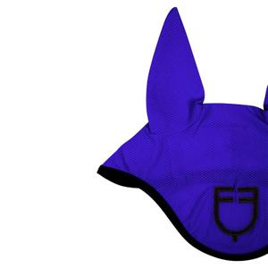 Bonnet anti-mouches en tissu maille oignon pour cheval Equestro image-2