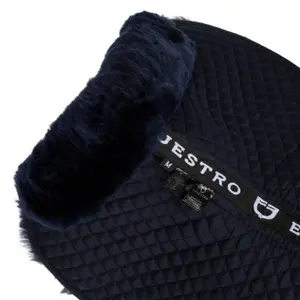 Almofada para cavalo em algodão com pele de ovelha Equestro image-2