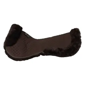 Almofada para cavalo em algodão com pele de ovelha Equestro image-1