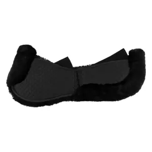 Amortiguador para caballo de algodón con bolsillos y piel de oveja Equestro image-2