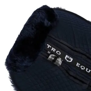 Amortiguador para caballo de algodón con bolsillos y piel de oveja Equestro image-4