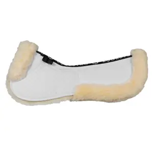 Amortiguador para caballo de algodón con bolsillos y piel de oveja Equestro image-1