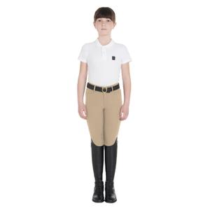 Children's mid grip riding Trousers Equestro Amani image-2