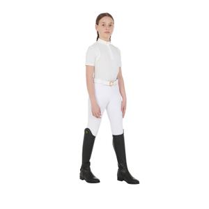Children's mid grip riding Trousers Equestro Amani image-3