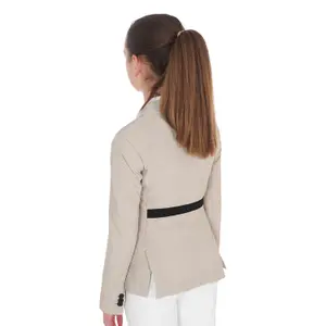 Three-button competition riding jacket, perforated fabric, girl Equestro image-1