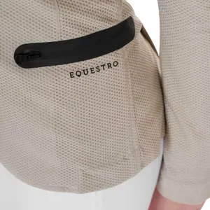 Three-button competition riding jacket, perforated fabric, girl Equestro image-2