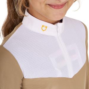 Long-sleeved competition polo for girls Equestro image-4