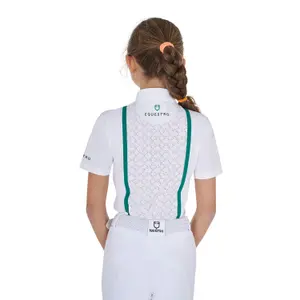 Turnier-Poloshirt Mädchen Equestro image-1