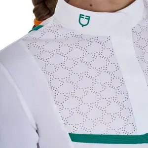 Turnier-Poloshirt Mädchen Equestro image-2
