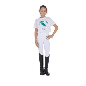 Τ-shirt βαμβακερό για κορίτσι Equestro Jumping Horse Club image-1