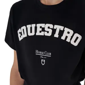 T-shirt από βαμβάκι για κορίτσι Equestro Horse Club image-2