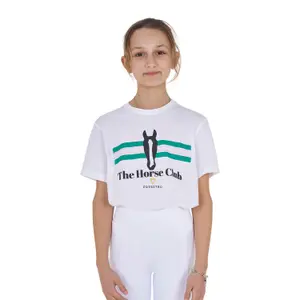Katoenen T-shirt voor meisjes Equestro Horse Club image-0