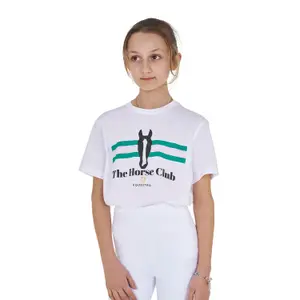 Katoenen T-shirt voor meisjes Equestro Horse Club image-1
