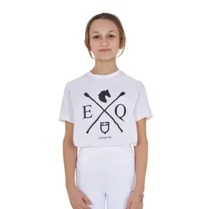 Bawełniany T-shirt dla dziewczynki Equestro image-0