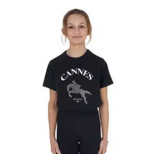 Katoenen meisjes-T-shirt Equestro Cannes image-0