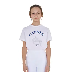 Τ-shirt βαμβακερό για κορίτσι Equestro Cannes image-0