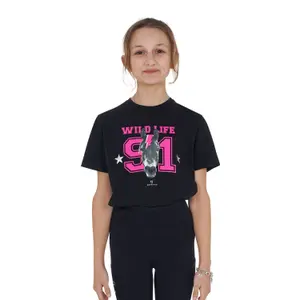 Katoenen meisjes-T-shirt Equestro Wild Life image-0