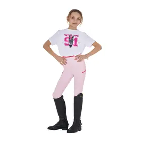 Girl's cotton T-shirt Equestro Wild Life image-1