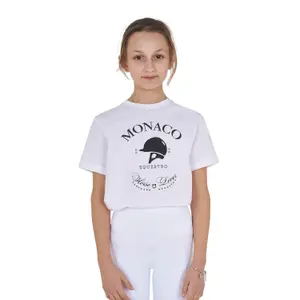 Τ-shirt βαμβακερό για κορίτσι Equestro Monaco image-0