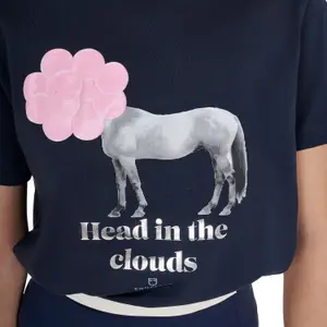 Katoenen meisjes-T-shirt Equestro Head In The Clouds image-2
