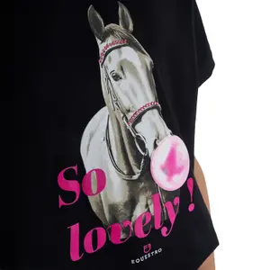 Katoenen meisjes-T-shirt Equestro So Lovely image-2