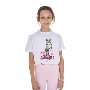 Katoenen meisjes-T-shirt Equestro So Lovely image-0