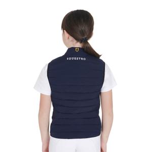 Girls' sleeveless technical puffer jacket Equestro image-1