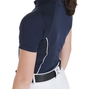 Polo técnico com ziper para equitação menina Equestro image-6