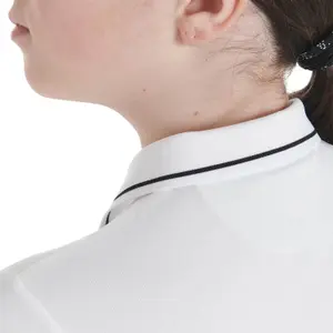 Koszulka polo do jazdy technicznej dla dziewcząt Equestro image-6