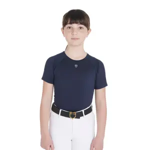 Camisola técnica de equitação para meninas Equestro image-1