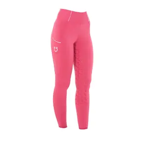 Women's full grip riding leggings Equestro Classic image-1