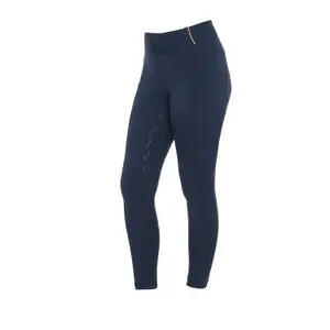 Legging de equitação full grip para rapariga Equestro SS22 image-5