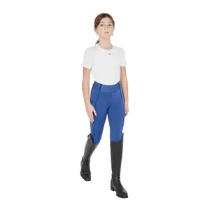 Legging de equitação full grip para rapariga Equestro SS22 image-2