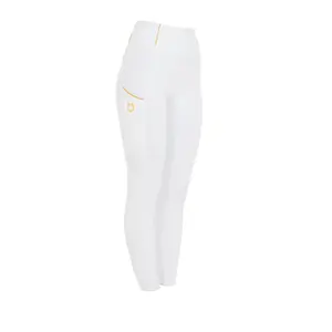 Legging de equitação full grip para rapariga Equestro SS22 image-4