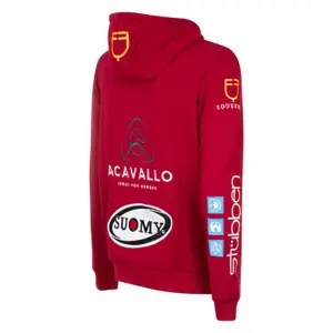 Huvtröja för ridning med flera logotyper Equestro image-5