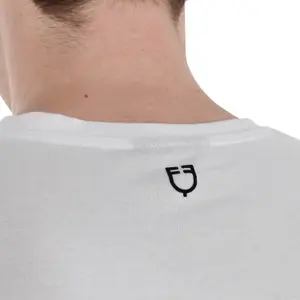Slim fit μπλούζα με λογότυπο Equestro image-4