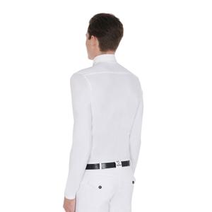 Techniczna koszulka polo do jazdy konnej z długim rękawem Equestro image-3