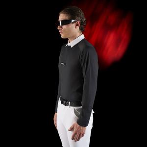 Wedstrijdpolo met lange mouwen Equestro Ridertechnology image-2